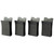 HSP MP2 MAG POUCH INSRT 4 PACK BLACK