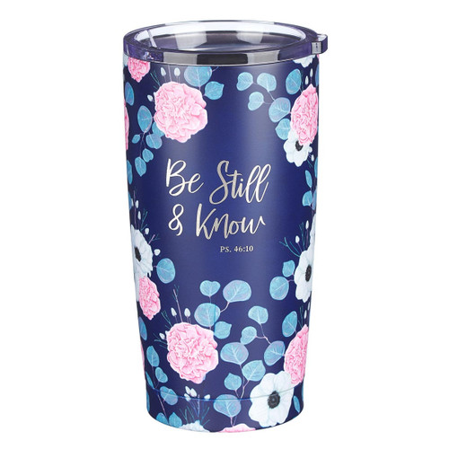 Be Still and Know Double-walled Glass Mug – Psalm 46:10