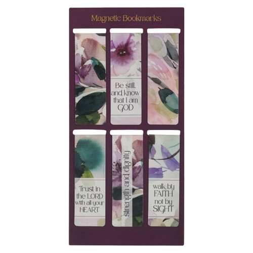 Bloom Like the Flowers Magnetic Bookmark Set