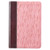 Brown and Pink Leaf Design KJV Bible Compact