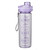 Trust in the Lord in Purple - Proverbs 3:5-6 Plastic Water Bottle