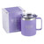 Be Still & Know Camp Style Stainless Steel Mug in Lavender - Psalm 46:10