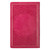 Pink Faux Leather King James Version Deluxe Gift Bible with Thumb Index