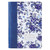 Be Still & Know Blue Floral Quarter-bound Faux Leather Classic Journal - Psalm 46:10