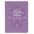 Words of Jesus for Women Purple Faux Leather Devotional