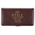 Be Still and Know Brown Faux Leather Checkbook Cover - Psalm 46:10