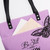 Be Still and Know Purple Butterfly Fashion Felt Bible Tote Bag - Psalm 46:10