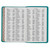 Teal Faux Leather Giant Print Standard-size King James Version Bible with Thumb Index