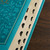 Teal Faux Leather Giant Print Standard-size King James Version Bible with Thumb Index