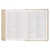 Pearlescent Taupe Faux Leather Spiritual Growth Bible