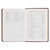 Espresso Brown Faux Leather Spiritual Growth Bible