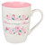 Home Is Where Mom Is Pink Peony Ceramic Coffee Mug