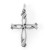 Oxidized sterling silver overlap design cross pendant. Measures 21.3mm x 30.1mm. 

.925 Sterling Silver