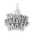 Charm measures 9x21mm.

.925 Sterling Silver