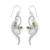 Sterling silver branches with peridot leaves on sterling silver french wire. Earring measures 14.5mm x 35.5mm, with a total hanging length of 49mm. Peridot is 4mm x 8mm.

.925 Sterling Silver