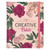 Rose-pink Floral Faux Leather Hardcover KJV My Creative Bible with Elastic Closure