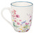 Strength and Shield Floral Meadow Ceramic Coffee Mug - Psalm 28:7