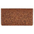 All Things Honey-brown Faux Leather Checkbook Wallet - Philippians 4:13