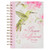 My Grace is Sufficient Chartreuse Hummingbird Large Wirebound Journal - 2 Corinthians 12:9