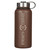 Strength and Courage Brown Stainless Steel Water Bottle - Joshua 1:9
