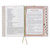 Cream-colored Floral Faux Leather Spiritual Growth Bible