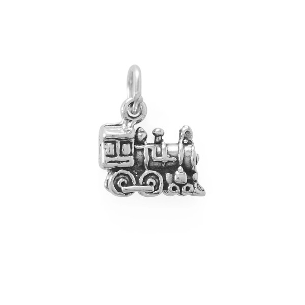 All aboard! Whether you love traveling by train to view the beautiful scenery or your child loves trains - this 3D oxidized charm is the cutest addition! Charm measures 12.2mm x 10.3mm.

.925 Sterling Silver