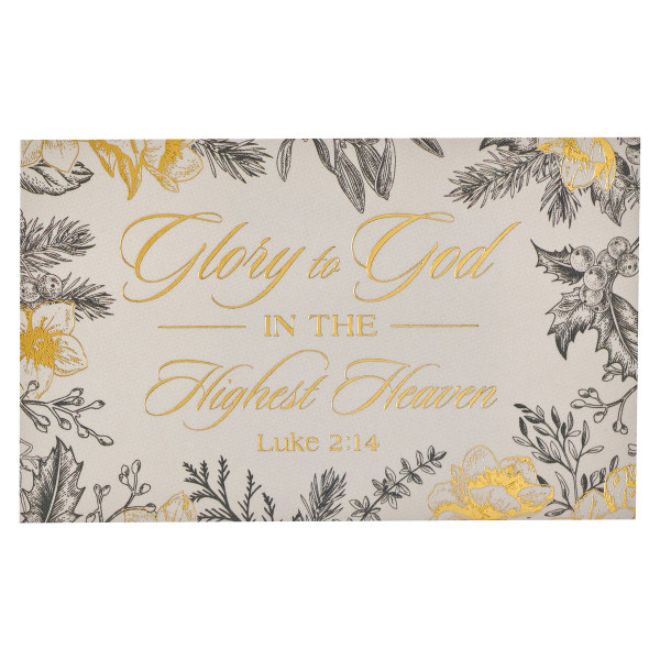 Glory to God Christmas Pass Around Card Set - Luke 2:14