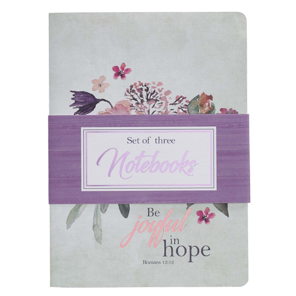 Be Joyful in Hope Large Notebook Set - Romans 12:12