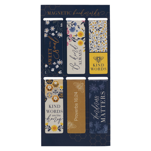 Kind Words are Like Honey Magnetic Bookmark Set - Proverbs 16:24