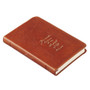 The Path of Life Saddle Tan Handy-sized Full Grain Leather Journal - Psalm 16:11
