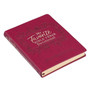 My Favorite Bible Verse Imperial Red Faux Leather Daily Devotional