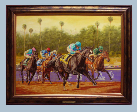 Classic Zenyatta,  Breeders' Cup Classic 2009, giclee canvas print