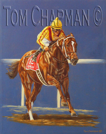 Curlin, Cool in the Desert, Winning the Dubai World Cup, 2008 - horseracing giclee print Curlin, Cool in the Desert, Winning the Dubai World Cup, 2008 - horseracing giclee print