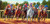 Fanned Out Nine Wide - horseracing giclee canvas print Fanned Out Nine Wide - horseracing giclee canvas print