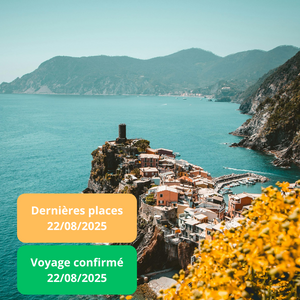Vendredi 22/08/2025 Montecatini-Terme, Les 5 Terres, le vignoble du Chianti, Florence, Bologne au sein de l'hôtel Ariston 4 étoiles ✔️CONFIRMÉ Vendredi 22/08/2025 Montecatini-Terme, Les 5 Terres, le vignoble du Chianti, Florence, Bologne au sein de l'hôtel Ariston 4 étoiles ✔️CONFIRMÉ