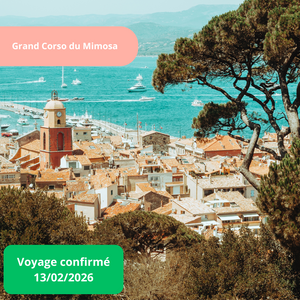 Vendredi 13/02/2026 Grand Corso du Mimosa et escapade méditerranéenne✔️CONFIRMÉ Vendredi 13/02/2026 Grand Corso du Mimosa et escapade méditerranéenne✔️CONFIRMÉ