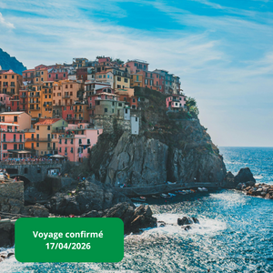 Vendredi 17/04/2026 Portofino, Gênes, les 5 Terres au sein de l'hôtel B&b Genova *** en demi-pension✔️CONFIRMÉ Vendredi 17/04/2026 Portofino, Gênes, les 5 Terres au sein de l'hôtel B&b Genova *** en demi-pension✔️CONFIRMÉ