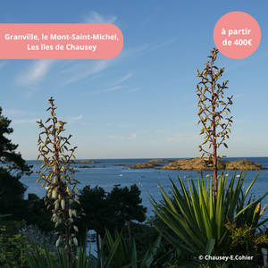 Vendredi 18/09/2026 Granville, Le Mont-Saint-Michel, les îles de Chausey au sein de l'hôtel Les Bains 3 étoiles