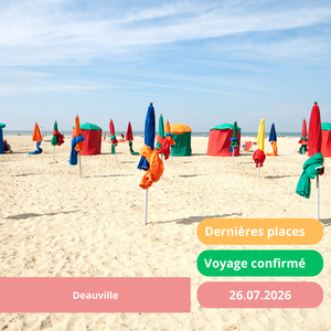 Dimanche 26/07/2026 Deauville✔️CONFIRMÉ