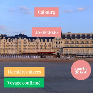 Samedi 29/08/2026 Cabourg✔️CONFIRMÉ