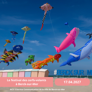 Samedi 17/04/2027 Le Festival des cerfs-volants à Berck-sur-Mer