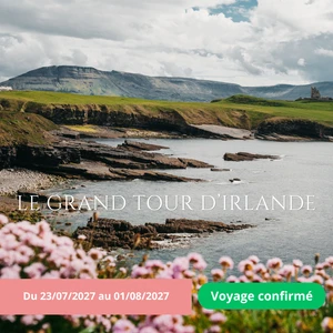 Vendredi 23/07/2027  La beauté sauvage de l'Irlande, le grand tour : Dublin, Belfast, La Chaussée des Géants, la région du Connemara, Galway, Doolin, Cliffs of Moher, Cork, Rock of Cashel, Roscoff✔️CONFIRMÉ