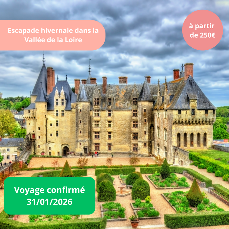 Samedi 31/01/2026 Escapade hivernale dans la Vallée de la Loire✔️CONFIRMÉ