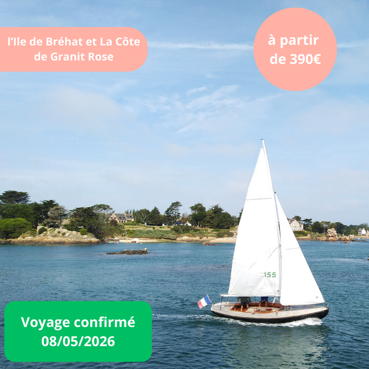 Vendredi 08/05/2026 L'ile de Bréhat et la Côte de Granit Rose au sein du Campanile Saint-Brieuc centre ville, 3 étoiles✔️CONFIRMÉ Vendredi 08/05/2026 L'ile de Bréhat et la Côte de Granit Rose au sein du Campanile Saint-Brieuc centre ville, 3 étoiles✔️CONFIRMÉ