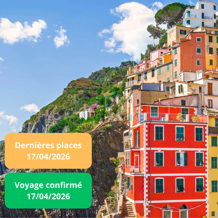 Vendredi 17/04/2026 Portofino, Gênes, les 5 Terres au sein de l'hôtel B&b Genova *** en demi-pension✔️CONFIRMÉ