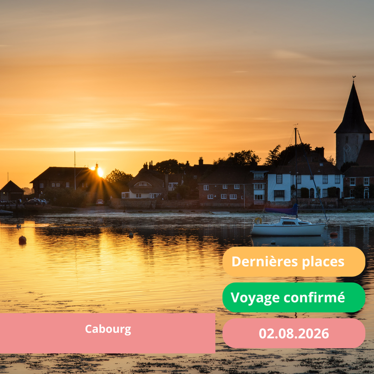 Dimanche 02/08/2026 Cabourg✔️CONFIRMÉ