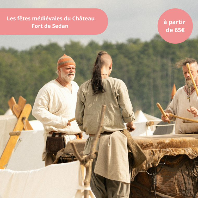 Dimanche 17/05/2026 29ème édition: les fêtes médiévales au Château Fort de Sedan❌ANNULÉ