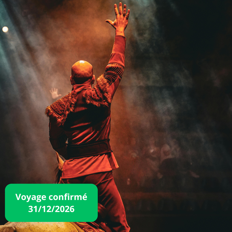 Jeudi 31/12/2026 Dîner et cabaret équestre au Manège de Tilly au sein du Best Western Evreux 4 étoiles✔️CONFIRMÉ