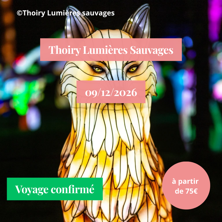 Mercredi 09/12/2026 Thoiry Lumières Sauvages✔️CONFIRMÉ