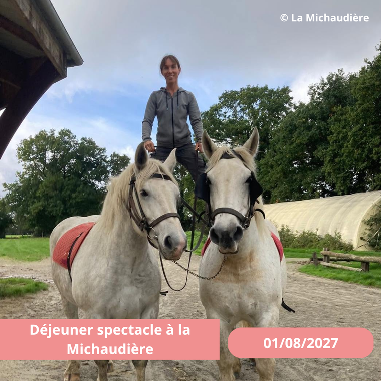 Dimanche 01/08/2027 Déjeuner visite et spectacle à la Michaudière